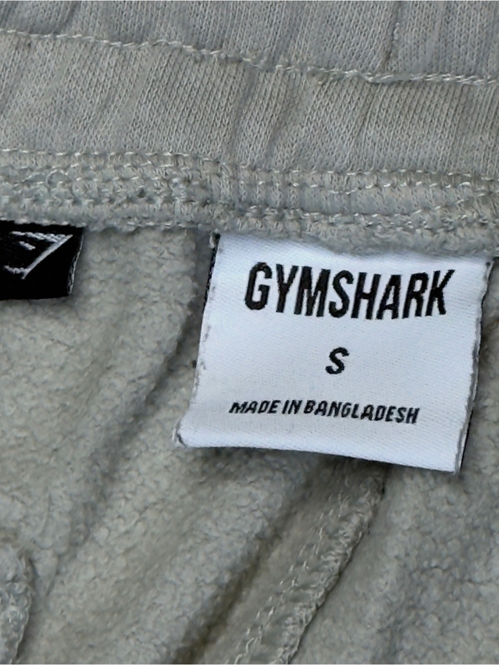 Gymshark Crest Joggers Mens Size Small Sage Green Tapered Sweatpants Snap Pocket - Picture 3 of 7